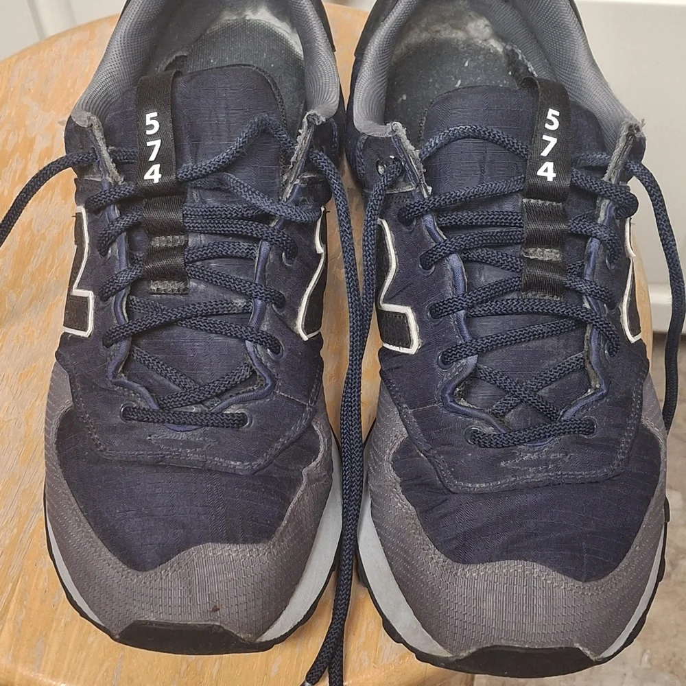 Gently Used Men's New Balance 574pte Outdoors Escape Pack Blue/grey Size 9.5 - Picture 4 of 10